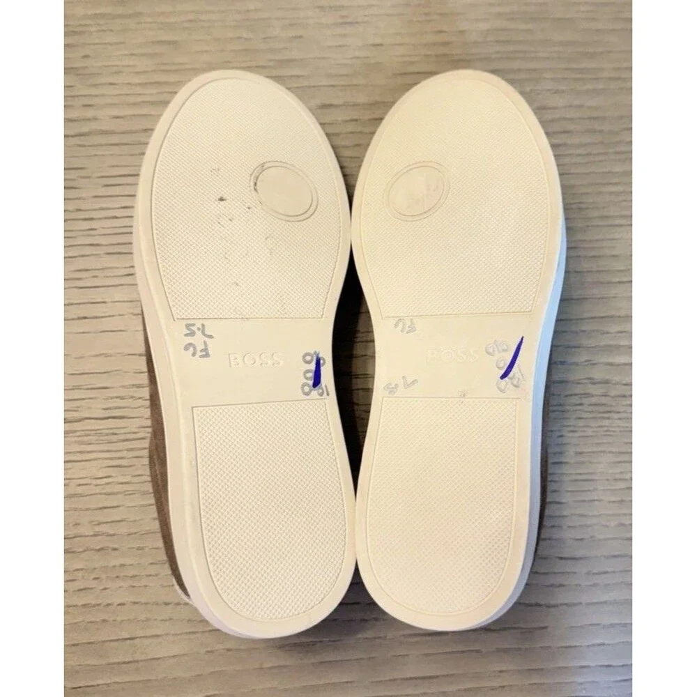 Hugo Boss Men’s Kieran Suede Sneakers. Size 40